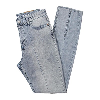 Женские синие джинсы с разрезом по низу и высокой талией Vanilla Star Juniors 7 BHFO 2483