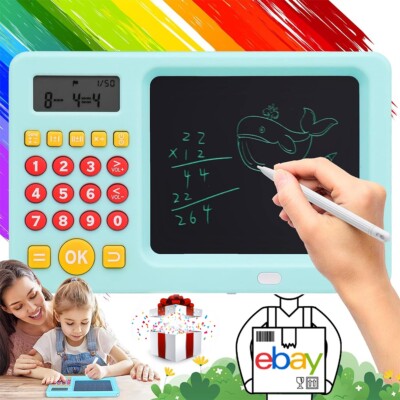 Interactive Electronic Math Game Sketch Pad Educational Math Learning Games Gift