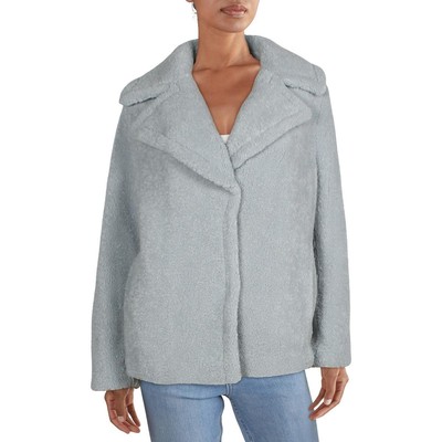 

Женское синее зимнее плюшевое пальто Kensie для холодной погоды, верхняя одежда  BHFO 4037, Light blue