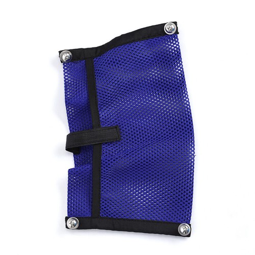 Marine Boat Kayak Dinghy Mesh Gear Storage Side Bag Pouch Holder Organizer Blue