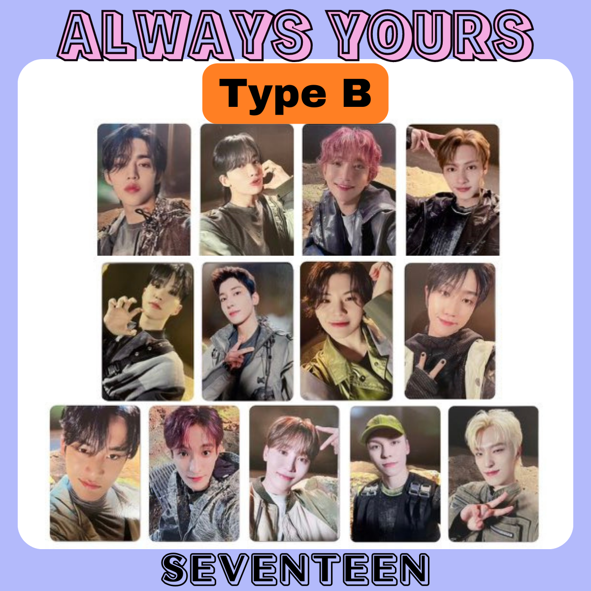 always yours エスクプス scoups 会場限定 トレカ セブチ SEVENTEEN