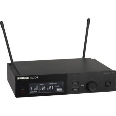 Shure SLXD4 Single-Channel Digital Wireless Receiver #SLXD4=-G58