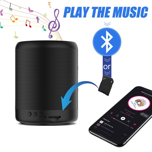 1080P 4K Mini Spy Camera WiFi Bluetooth Speaker Night Vision Home Security Cam - Image 4