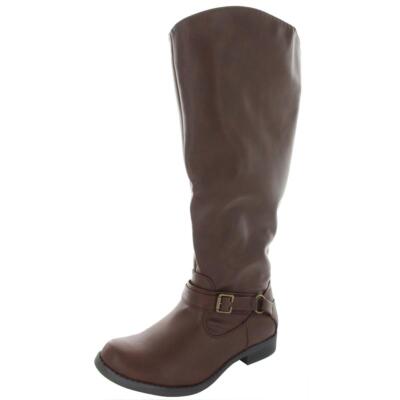 

Женские высокие сапоги до колена Easy Street Quinn, очень широкие, до икры, BHFO 9203, Brown burnish, Quinn