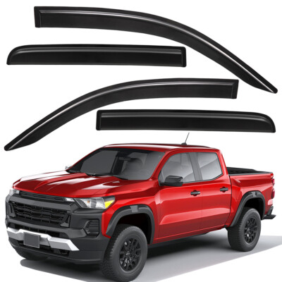 Window Visors Rain Guards for 2023-2024 Chevrolet Colorado/GMC Canyon Crew Cab
