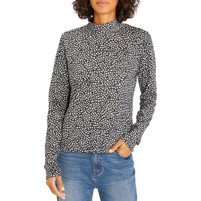 

Женская футболка Sanctuary Perfect Mock Neck с животным принтом BHFO 8779