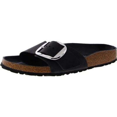 Женские босоножки-горки Birkenstock Madrid черного цвета, размер 40, узкие (AA,N), BHFO 8966