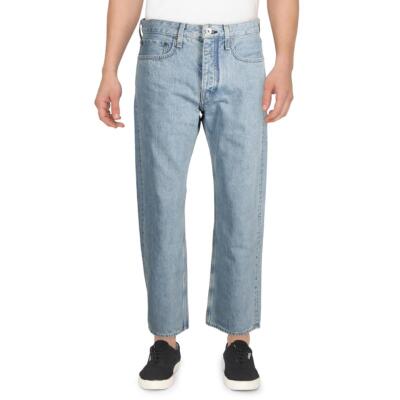 Джинсы Rag & Bone Mens Rb 10 Blue Relaxed Fit Denim Straight Leg Jeans 38 BHFO 9360