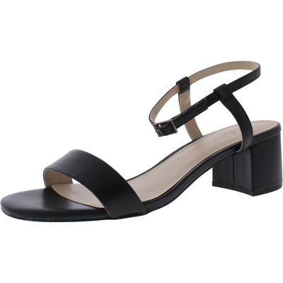 находить. Женские черные туфли из искусственной кожи с квадратным носком на каблуке 10 см (B, M) BHFO 9488