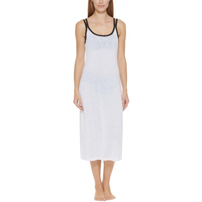 DKNY Swimwear Женское платье на бретельках цвета слоновой кости, пляжная одежда Cover-Up S BHFO 5883