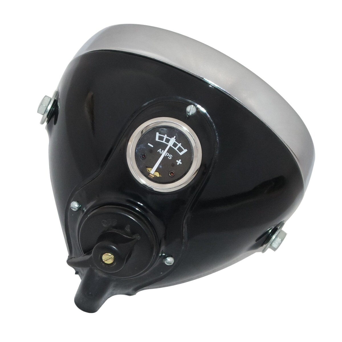 6" Lucas MU42 Flat Frost Glass Headlight Panther Fits Triumph Ariel Douglas 