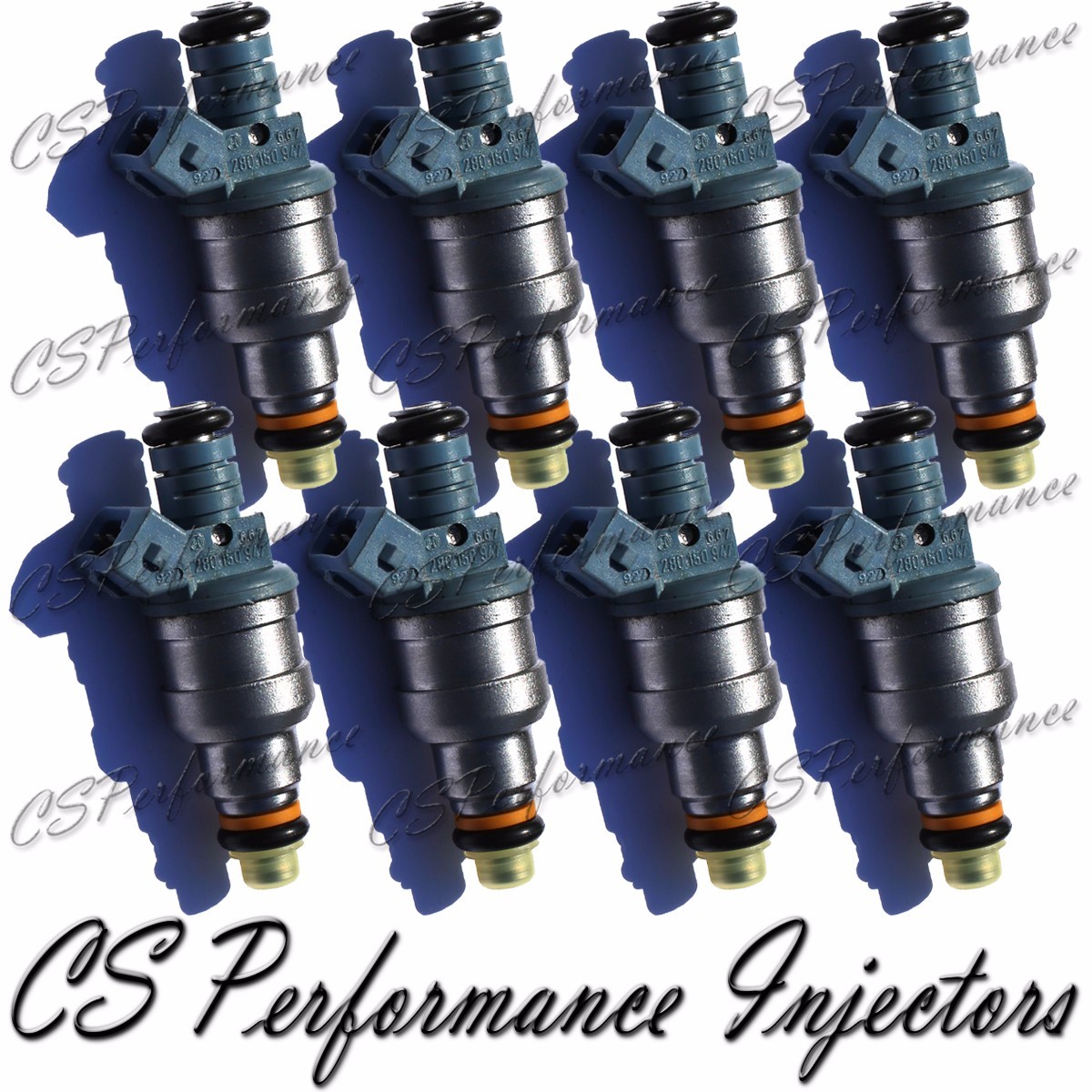 OEM Bosch Fuel Injectors Set (8) 0280150947 19911997 Ford 7.5L 5.0L V8