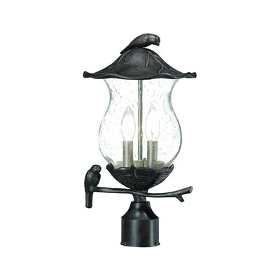 Acclaim Lighting 7567BC/SD Avian Post Light or Accessories Black Coral