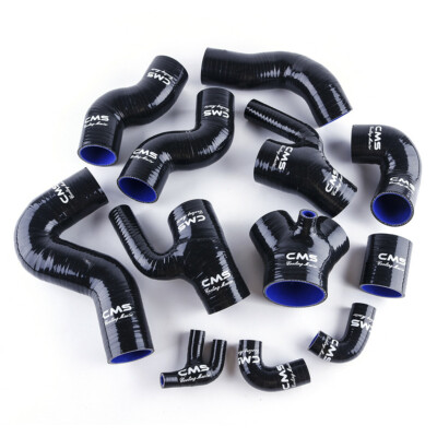 12pcs Silicone Intercooler Boost Hose Kit for Audi A6 S4 B5 Allroad 2.7T Biturbo
