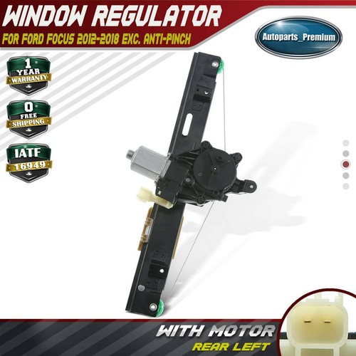 Window Regulator with Motor for Ford Focus 20122018 Rear Left Exc. AntiPinch eBay