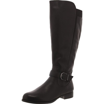 Женские сапоги до колена Naturalizer Jayden черного цвета шириной 8 см (C, D, W) BHFO 3844