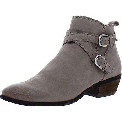 

Женские серые кожаные ботильоны Sam Edelman Parlie 8,5 средний (B,M) BHFO 3201, Putty leather