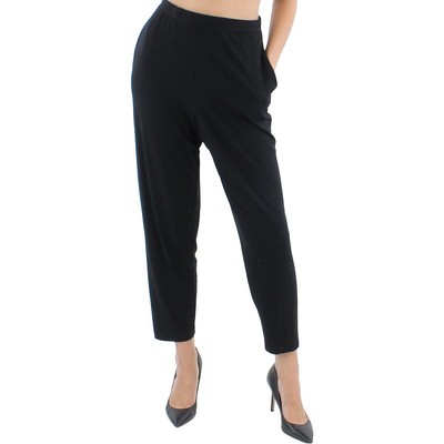 

Женские черные удобные и уютные спортивные штаны Eileen Fisher до щиколотки  BHFO 5524, Черный