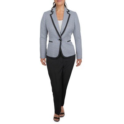 

Le Suit Женский темно-синий деловой брючный костюм из 2 предметов  BHFO 8471, Indigo multi