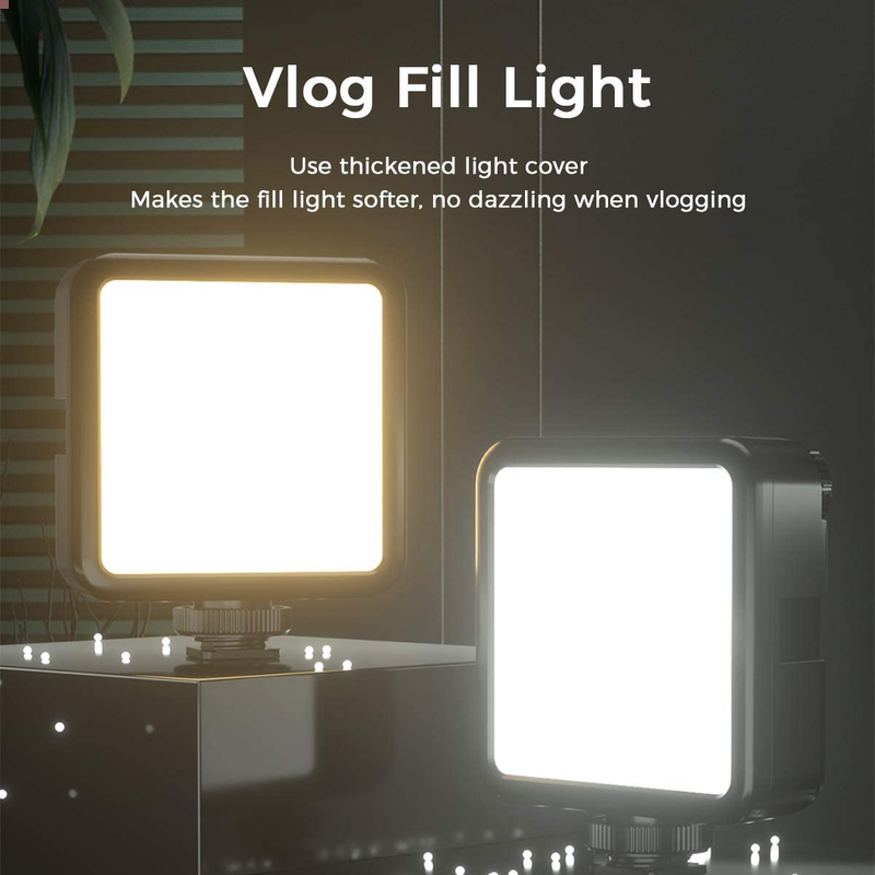 VL-81LED Video Light w Softbox, Portable Camera Photo Light CRI95+ 3200K-5600K B