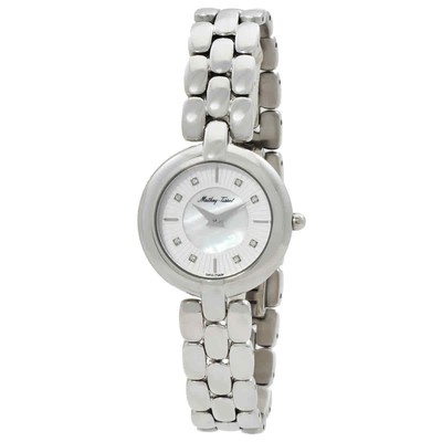 Женские часы Mathey-Tissot Farah с кварцевым серебряным циферблатом D956AI