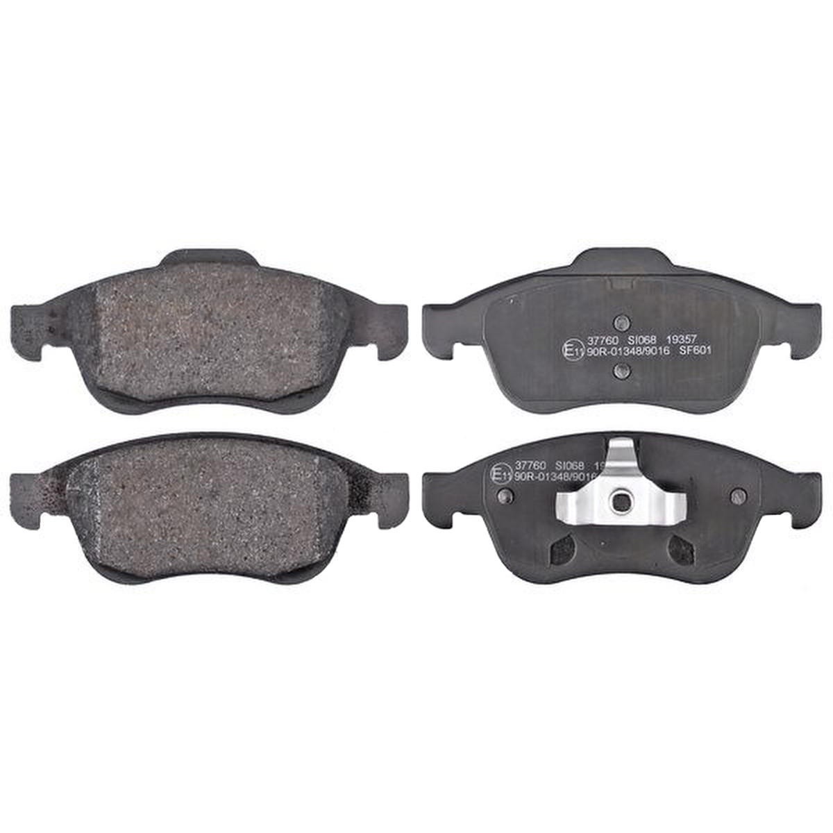 Jeu de plaquettes de frein sans capteur d'usure 18 mm ABS pour DACIA DUSTER, entre autres