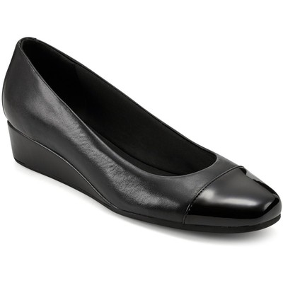 

Женские туфли на танкетке Easy Spirit Gracey Black шириной 8,5 (C, D, W) BHFO 4271, Black leather