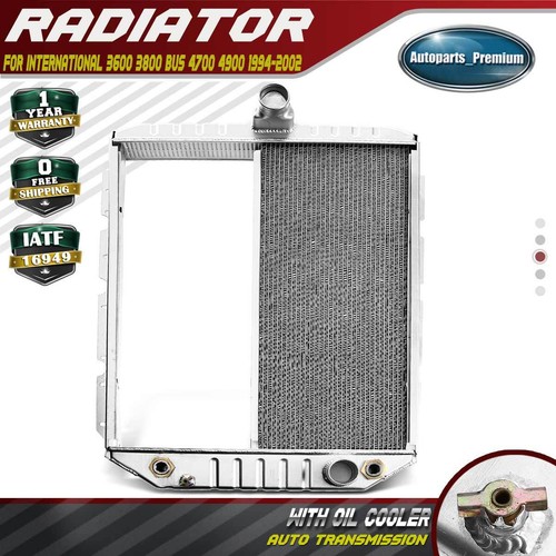 All Aluminum Radiator Half Core w/ Oil Cooler for International 3600 3800 4700