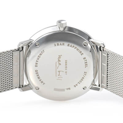 Pre-owned Junghans Max Bill Automatic 027/4002.46 Sapphire Glass 38mm Men's Watch