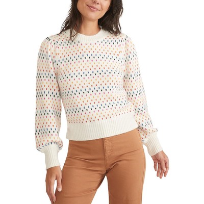 Marine Layer Womens Knitted Long Sleeve Warm Crewneck Sweater Sweater BHFO 3478