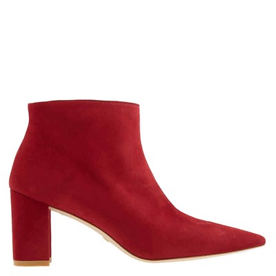 Pre-owned Stuart Weitzman Ladies Suede Stuart 75 Pumps In Check Description