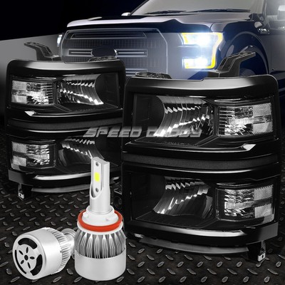 ЧЕРНАЯ ФАРА В КОРПУСЕ + ПРОЗРАЧНЫЙ УГОЛ + БЕЛЫЙ СВЕТОДИОД H8 HID с ВЕНТИЛЯТОРОМ ДЛЯ 14-15 GMT K2XX