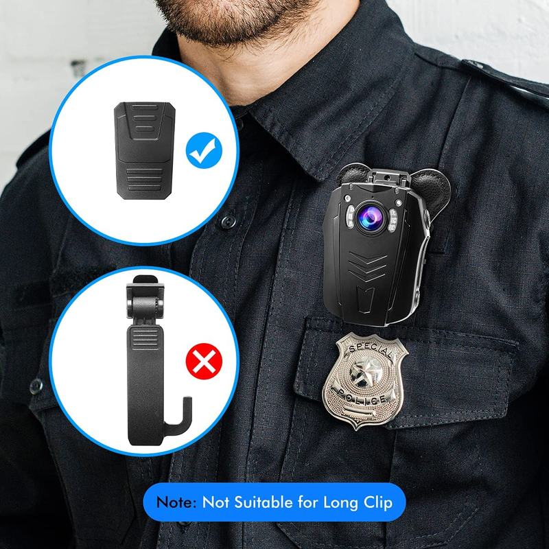 Bundle Deal, M5 2K 128GB Police Body Camera, GPS Enabled &1440P Body Mounted Cam