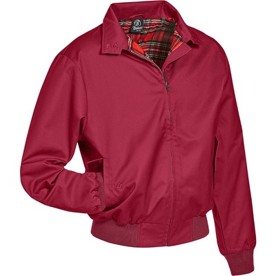 Brandit Lord Canterbury Jacket Bomber Collar Checked Pattern Inside England