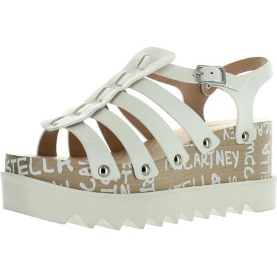 

Stella McCartney Женские сандалии на платформе из искусственной кожи Elyse BHFO 3319, Белый, Elyse
