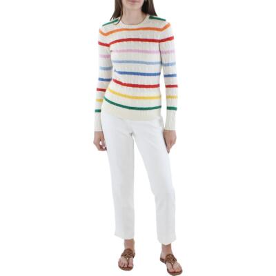 

Polo Ralph Lauren Женский Кашемировый Пуловер Свитер Топ BHFO 2470, Stripe