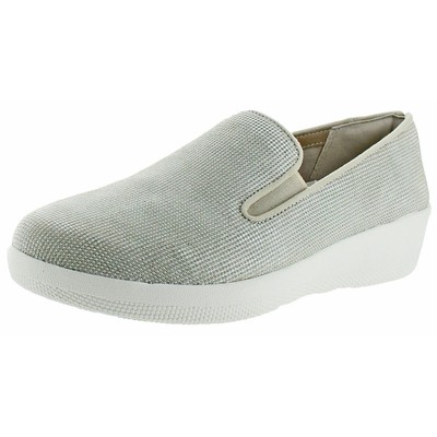 

Женские слипоны Fitflop Superskate с принтом «гусиные лапки», 9, средние (B,M) 7129, Cream