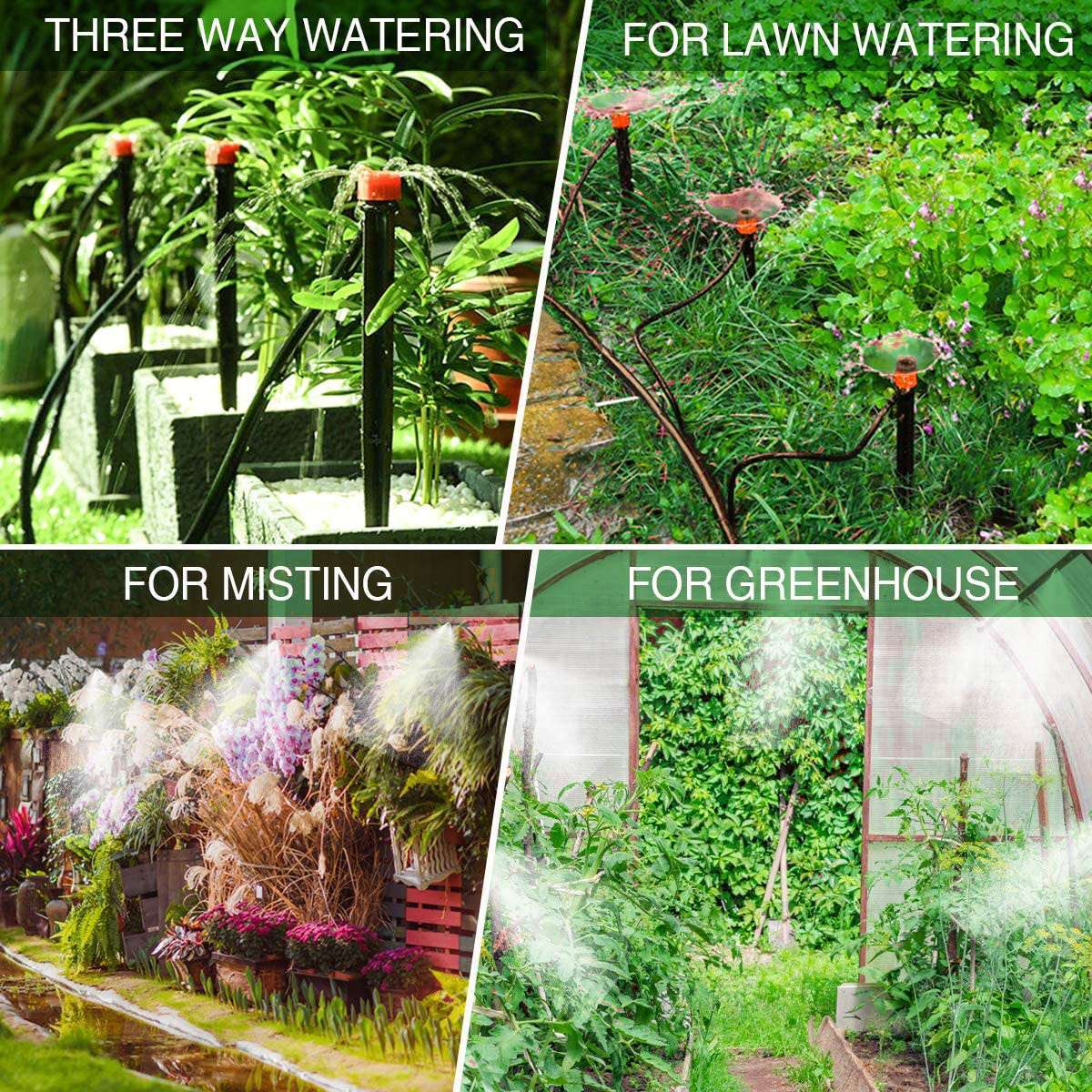 32.8FT 10M Auto Drip Irrigation System Kit Timer