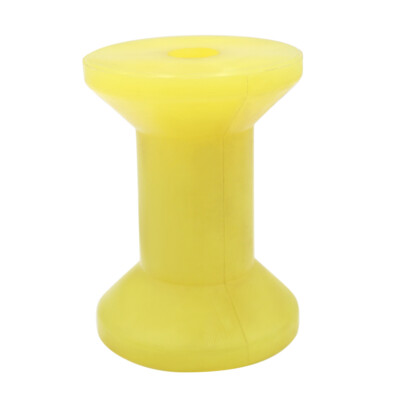 Tiedown Boat Trailer 4''Amber/Yellow Polyurethane Bow Roller only Fits 5/8'' Shaft