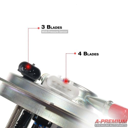 Rear Fuel Pump Assembly with Pressure Sensor for Chevy Colorado GMC Canyon Isuzu