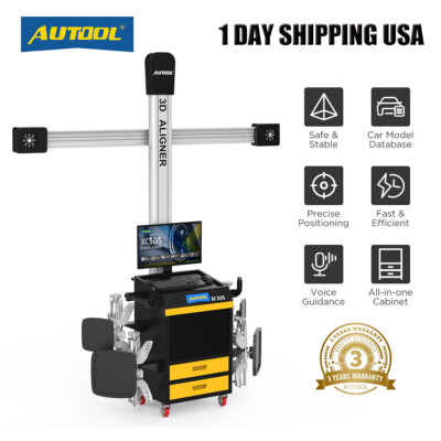 AUTOOL 3D Wheel Alignment Machine Tire Aligner System Alignment Fully Automatic 
