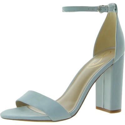 

Женские вечерние сандалии Sam Edelman Yaro синие, туфли 5, средние (B,M) BHFO 7301, Riviera blue suede