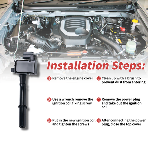 ✅ Ignition Coil + I·Platinum Spark plug OEM for Mercedes-Benz E550 S550 V8 UF733
