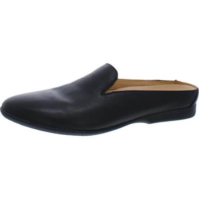 Женские черные кожаные шлепанцы без шнуровки Sperry 38 Medium (B,M) BHFO 9666