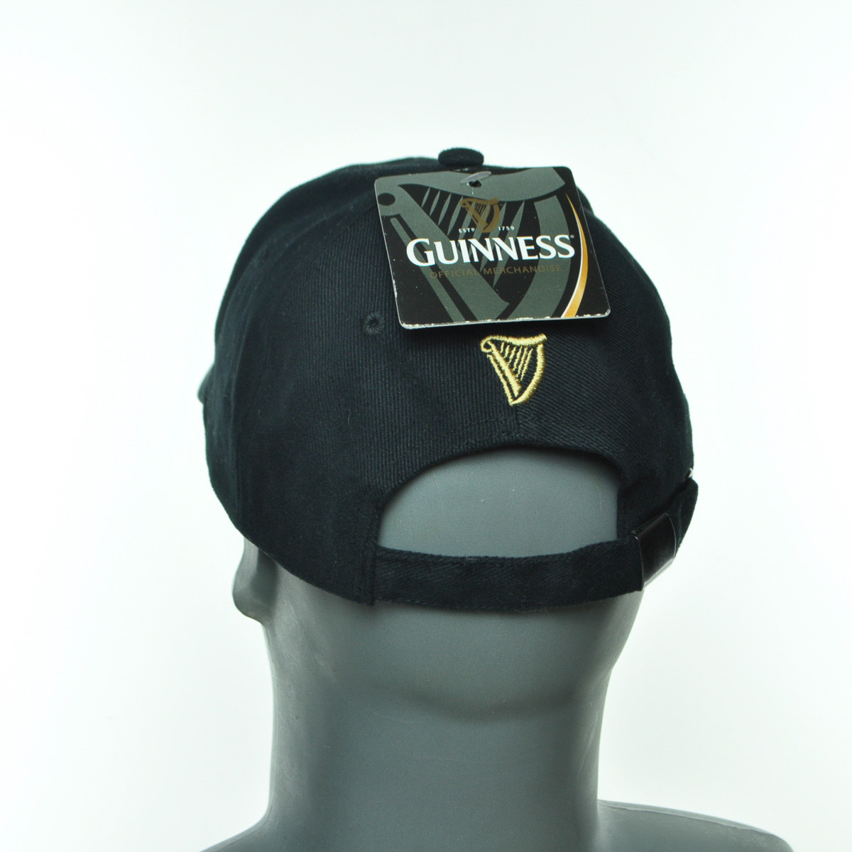 Guinness Beer Official Cap Hat Black Adjustable Dads Cap