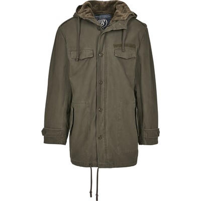 Brandit BW Cotton Parka Jacket Transition Jacket Zipper Two Chest Pockets