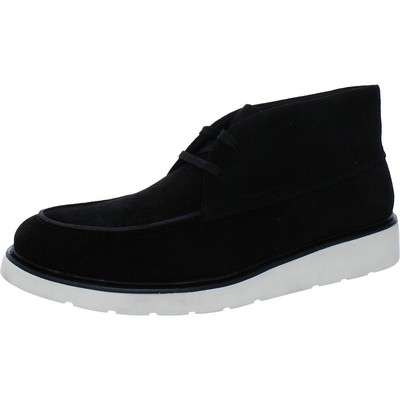 

Женские черные замшевые ботинки Vince Wayde Chukka, обувь 10, средний (B,M) BHFO 0738, Black suede, Wayde