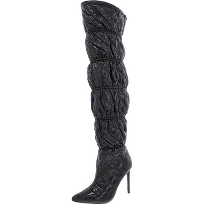 Черные сапоги выше колена Steve Madden Womens Silhouette 6 Medium (B,M) 0644