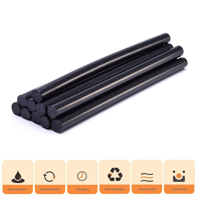 Mangocore 12pcs/lot 11mmx190mm DIY Hot Melt Glue Sticks Black ...