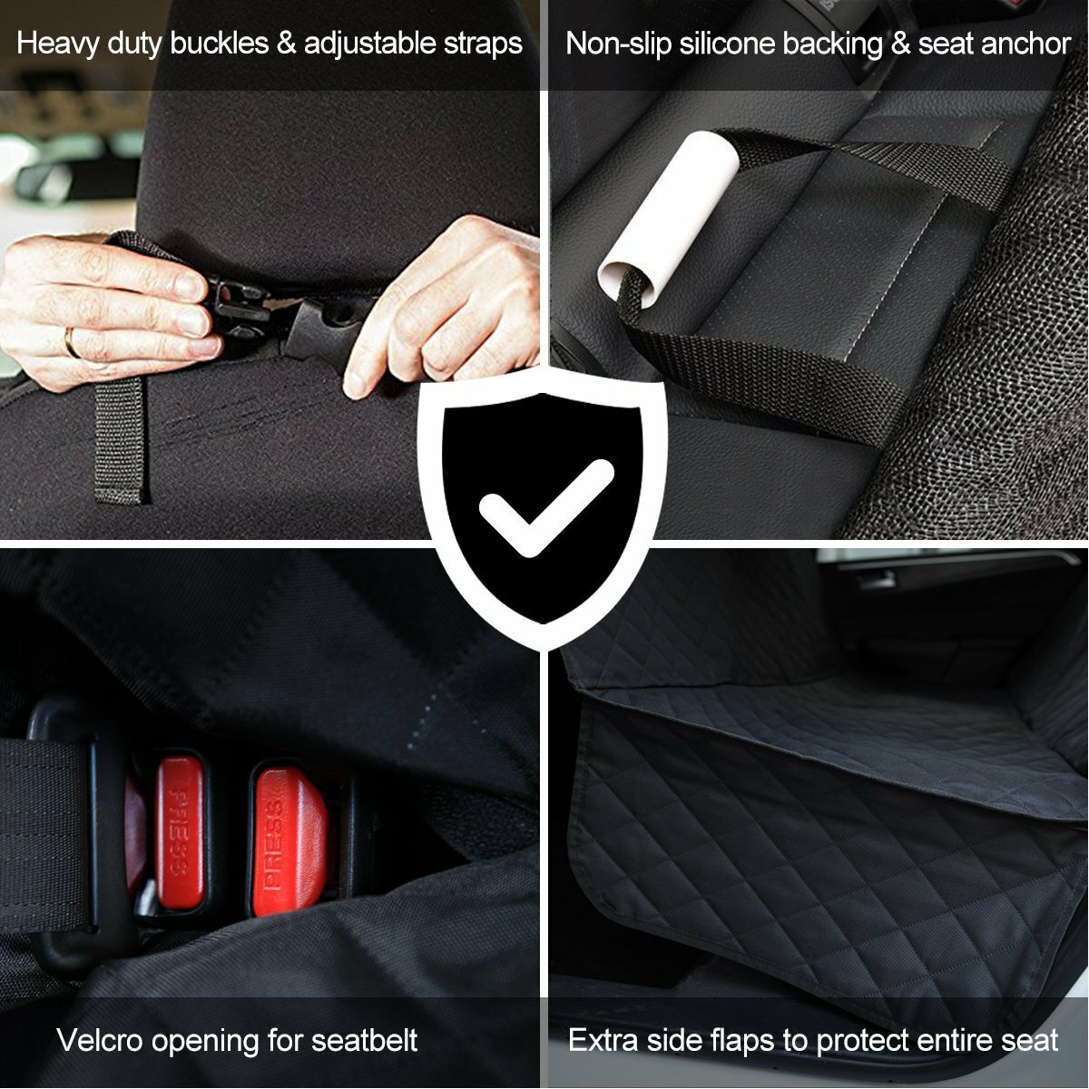 Latest Dog Pet Seat Cover Car Back For Waterproof Hammock Non Slip HGV USA !!